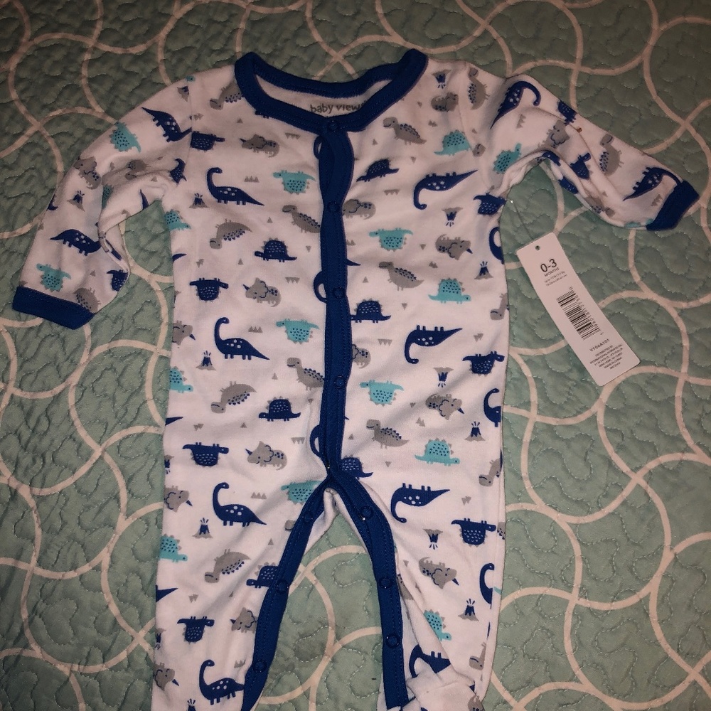 Baby Views 0-3m dinosaur onesie